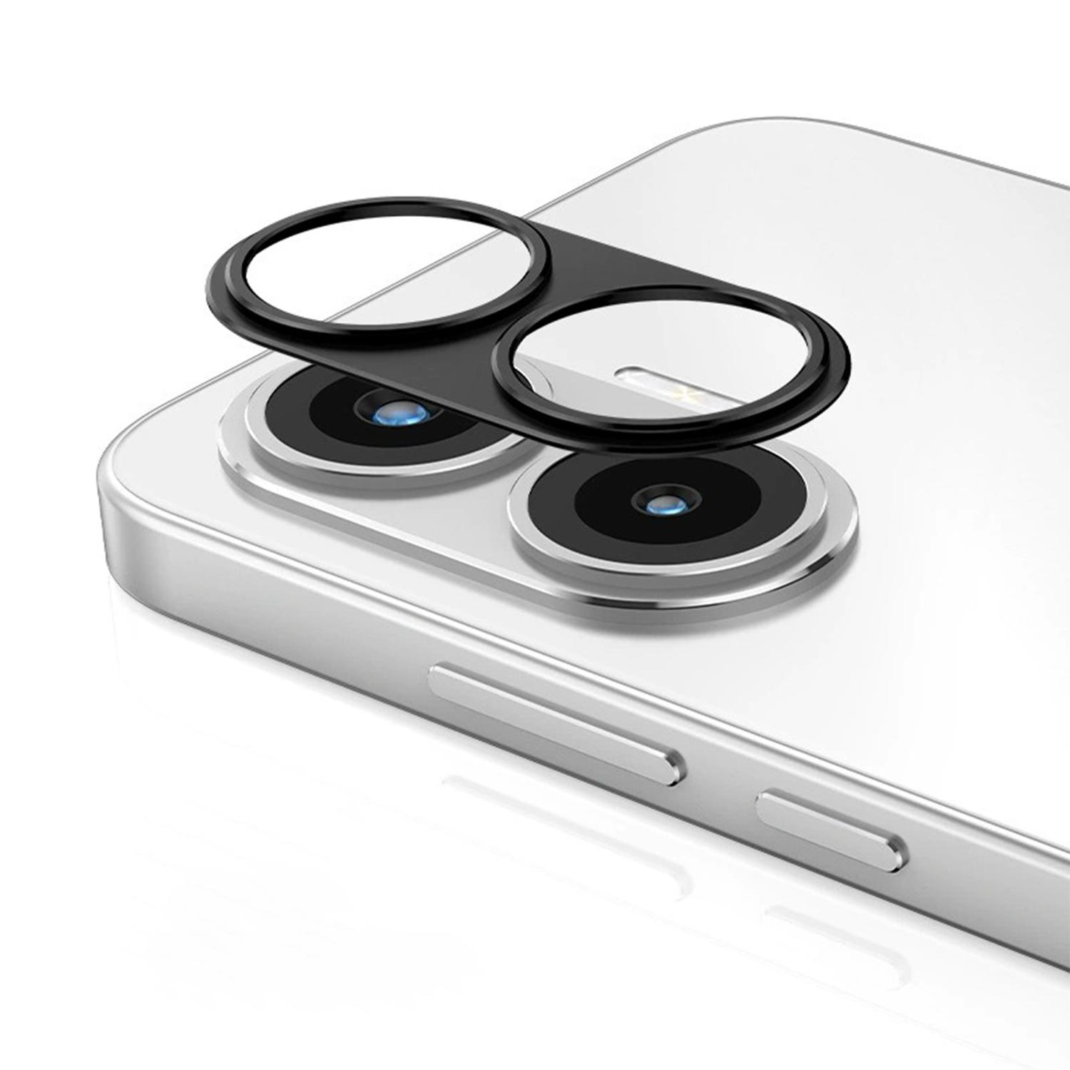 

For Xiaomi Redmi Turbo 4 Pro 5G Hollow Lens Protector Aluminum Alloy Phone Camera Bezel Cover A