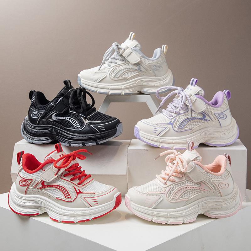 Girls' dad shoes medium and older children's sports shoes 2025 spring and autumn boys' casual shoes fashion trendy children's models