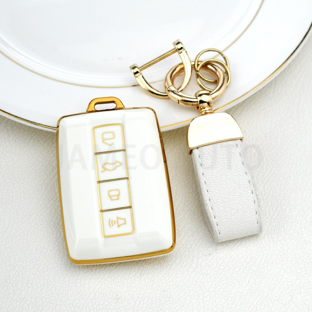 Soft Tpu Car Key Case Cover Fob Shell For Great Wall Gwm Wey Tank 500 Tank 300 Remote Key Protector Key Chain Car Accessories
