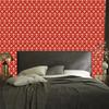 Christmas Damask Wallpaper Red and Coral 50x1000