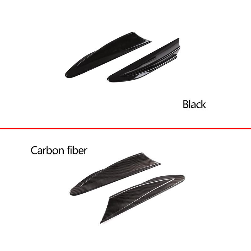 For Subaru BRZ Toyota 86 2012-2020 ABS Car Side Air Outlet Fender Fin Vent Trim Cover Carbon Fiber Body Kit Sticker Accessories