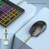 Ergonomic Colorful Backlit Wireless Keyboard and Silent Mouse Combo with Charging Feature