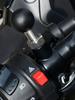 1 Zoll Kugelkopfhalterungsadapter M10 M8 Schraube Motorradlenkerbasis Schraube M8 M10 Kugelkopfadapter für Motorrad-Handyhalter