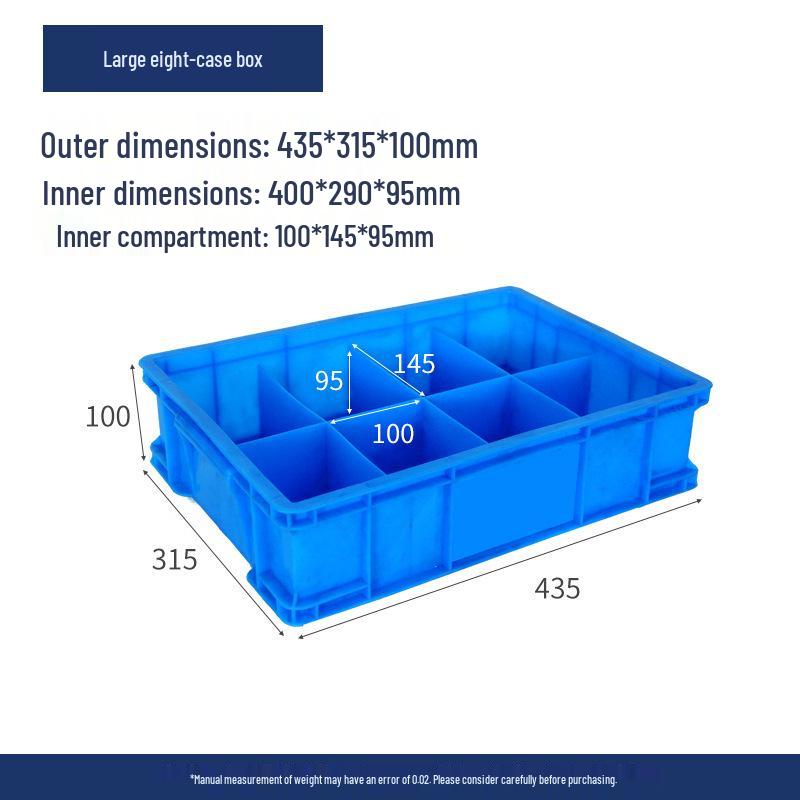 Plastic Multi-Compartment Tool Storage Box