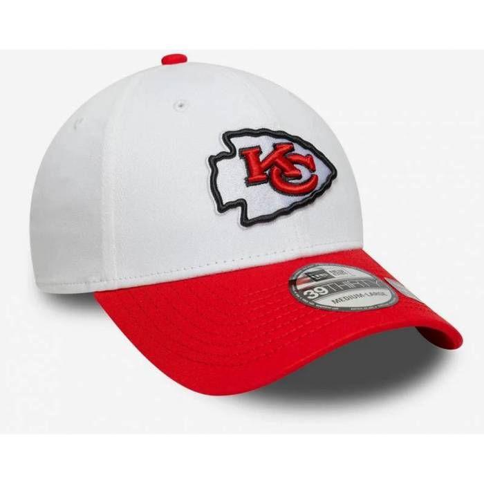 Casquette NFL - New Era - Kansas City Chiefs - Taille 39Thirty - Couleur blanche - Mixte
