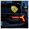 Car stickers-2 pieces of Baby in Car high-strength reflective waterproof vinyl safety car logo suitable for rear, side windows, bumpers