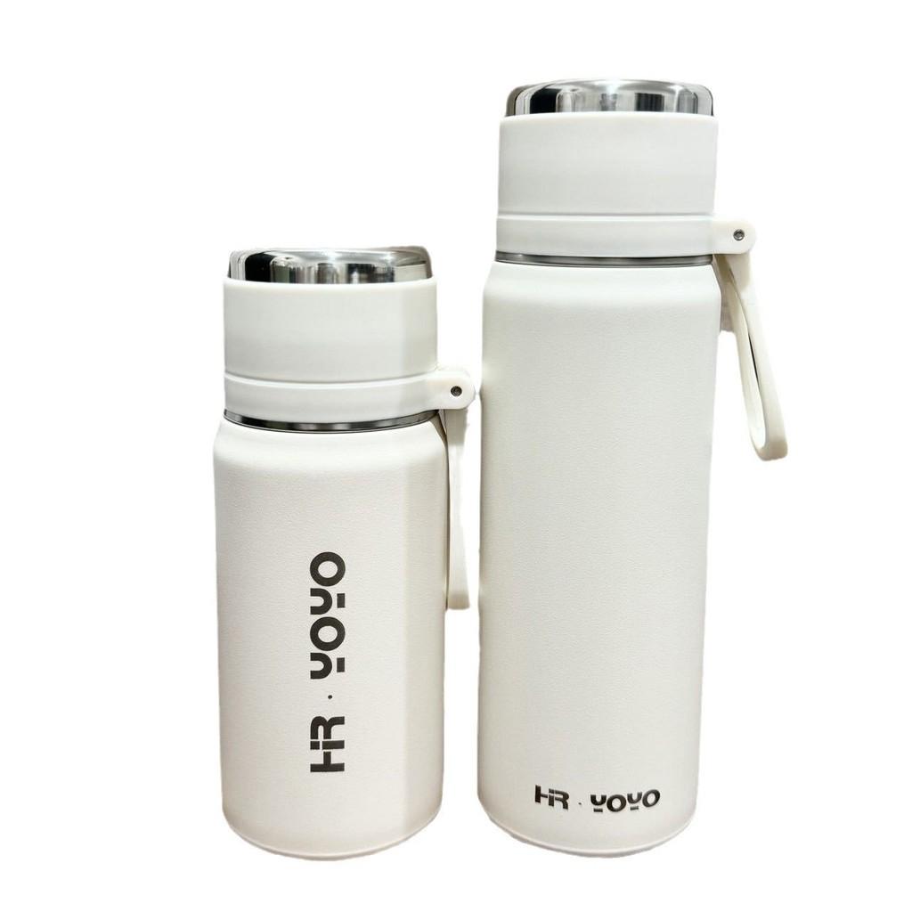 Minimalist Stainless Steel Insulated Tumbler With Tea Infuser For Office And Travel