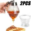 200ml Diamond Shaped plastic Honey Dispenser Capacity Multifunctional Oil Bottle Vinegar and Sauce Dispensers Kitchen Tool