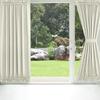 2 Panel French Door Curtains With Rod Pocket Tieback Indoor Sun Blocking Privacy Grommet Curtains Thermal Blackout Curtain for Window Kitchen Patio