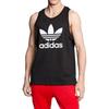 adidas Logo Nadruk Bez Rękawów Casual Sportowy Tank Top Męski Top Czarny IA4811