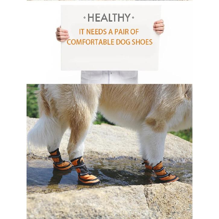 4pcs Dog Shoes No-Slip Waterproof Boots Breathable Rain Wear Paw Protector Outdoor Sock for Small Medium Dogs Dropshipping