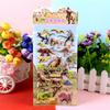 Cool 4Pcs Dinosaur Bubble 3D Stickers Decals Fridge Laptop Water Bottle Diary Phone Travel Luggage Decoration Sticker Party Gift