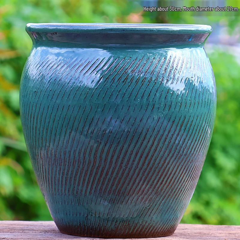 Large Handmade Ceramic Pot for Succulents, Trees, Roses, and Bougainvillea