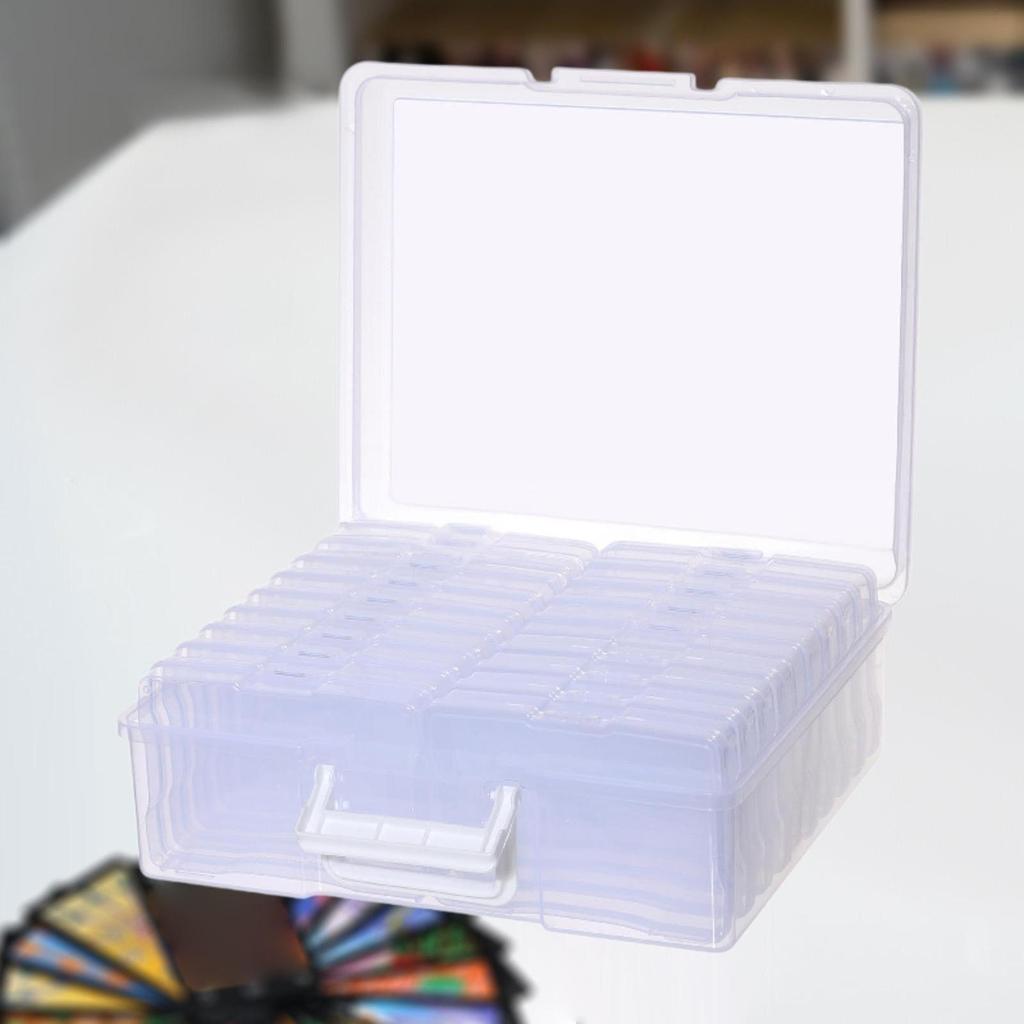 And Compartmentalized Card Storage Box with 18 Individual Interior Compartments.