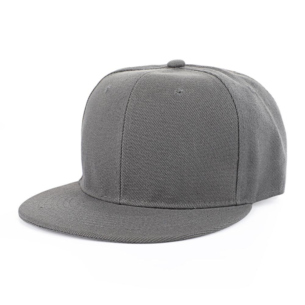 Spring/Summer Trendy Unisex Polyester Flat Brim Hat with Embroidered Logo - European & American Style