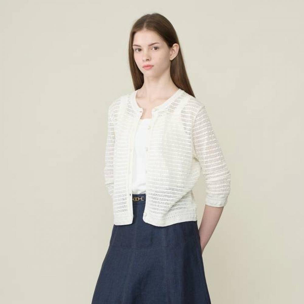 Bcbg Openwork Knit Bolero Cardigan B6m5k225 ivory (13)/55