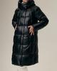 Women's Long Jacket SNOW OWL 24550 S Black