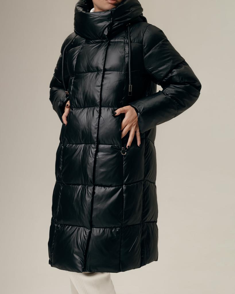 Women's Long Jacket SNOW OWL 24550 S Black