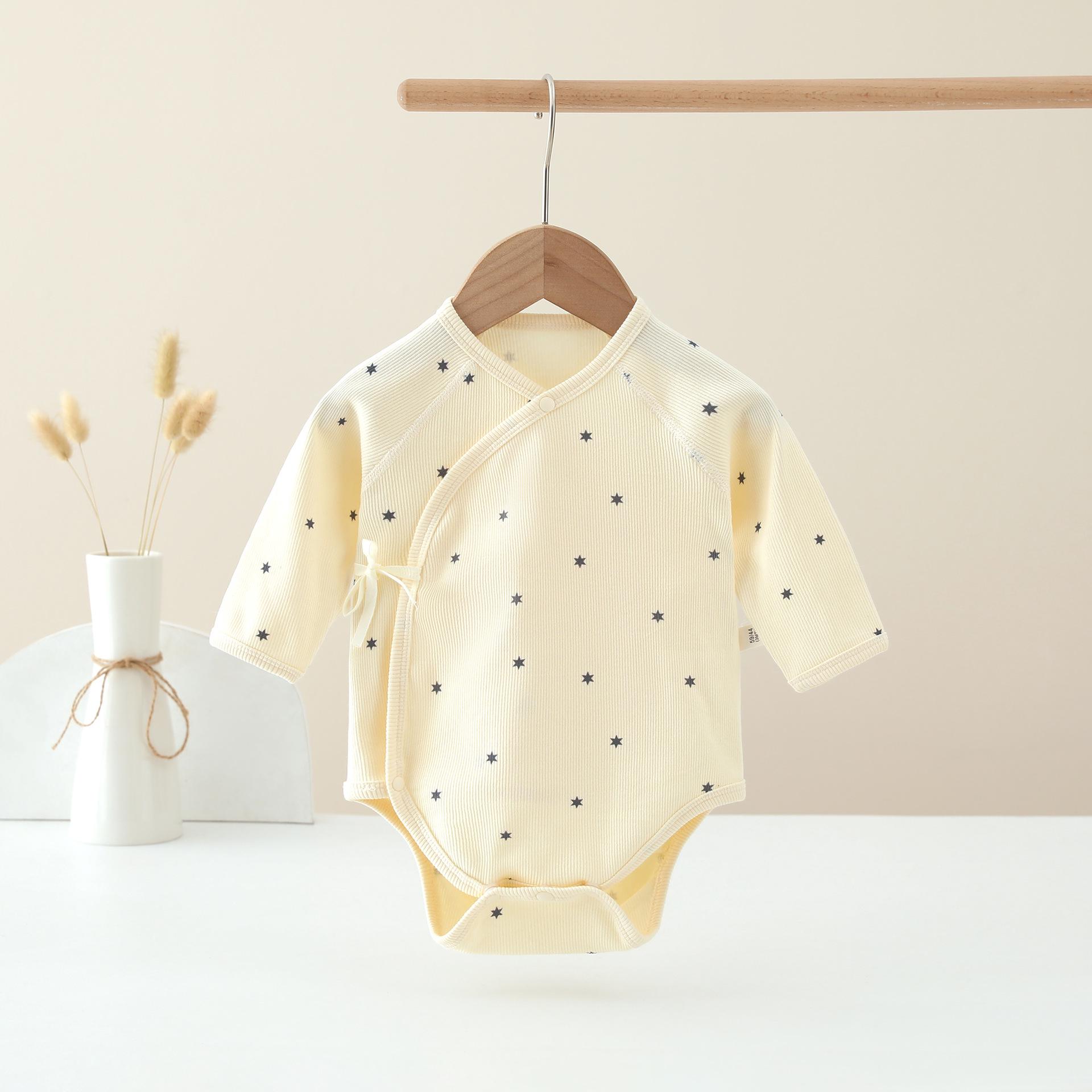 

Весенне-осенний модальный детский комбинезон: Боди-треугольник для новорожденных 80 cm