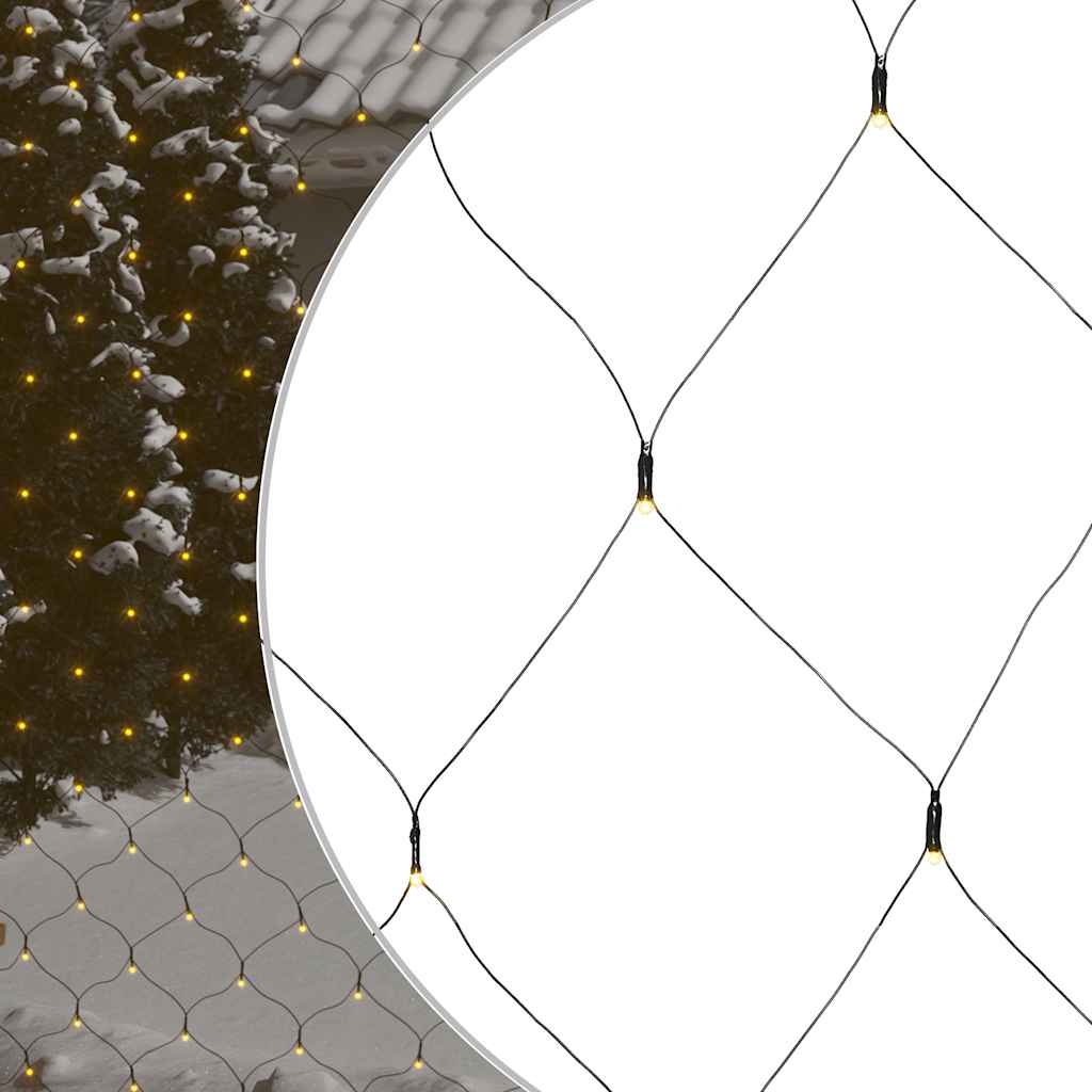 Vidaxl Lichterkette, Warmweißes Licht, 3x2 m, 204 LEDs