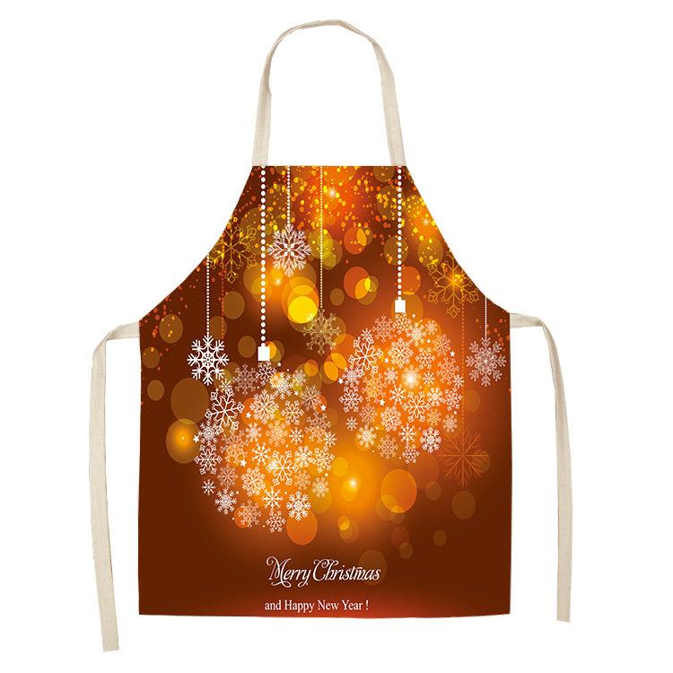 Christmas Golden Theme Apron for Children Child Apron Woman Kitchen Apron Women Kitchen Apron Master Apron Kitchen Apron Apron