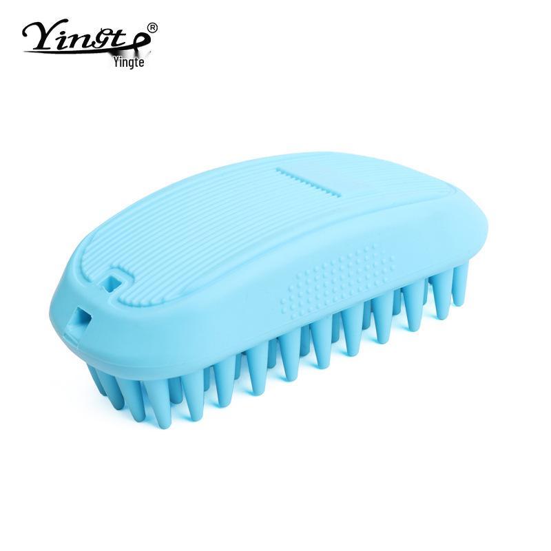 Pet Bath & Massage Brush for Grooming Dogs and Cats