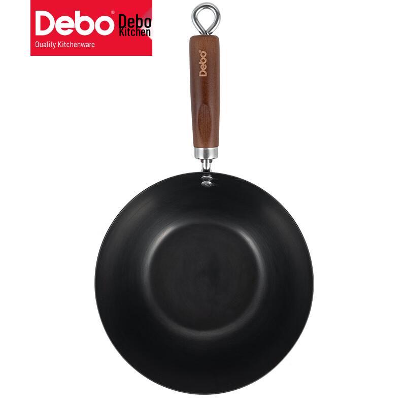 Debo Audella Gesunde Feineisen Wok zum Anbraten