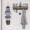 SAILINGSTORY Beach Wall Decor Nautical Coastal Hanging Wall Plaque Flip Flop Sign