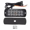 Car Emergency Lamp Bars Flash Amber+White 12 LED Flash Caution Strobe Light Bar