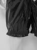 Front Zipper Mock Neck Long Sleeve Ruffled Bodysuit for Men Waterproof Vinyl Swimwear Clubwear Diaper Cover Short Bottoms