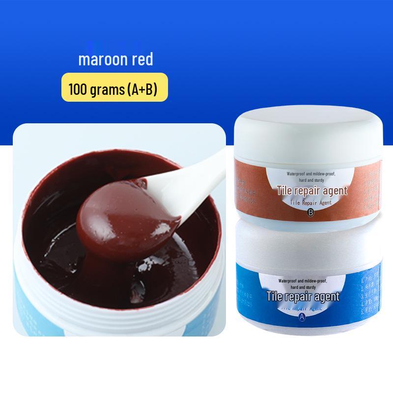 

Ceramic Tile & Grout Repair Paste - Strong Adhesive for Marble, Toilet, and Floor Tile Pits