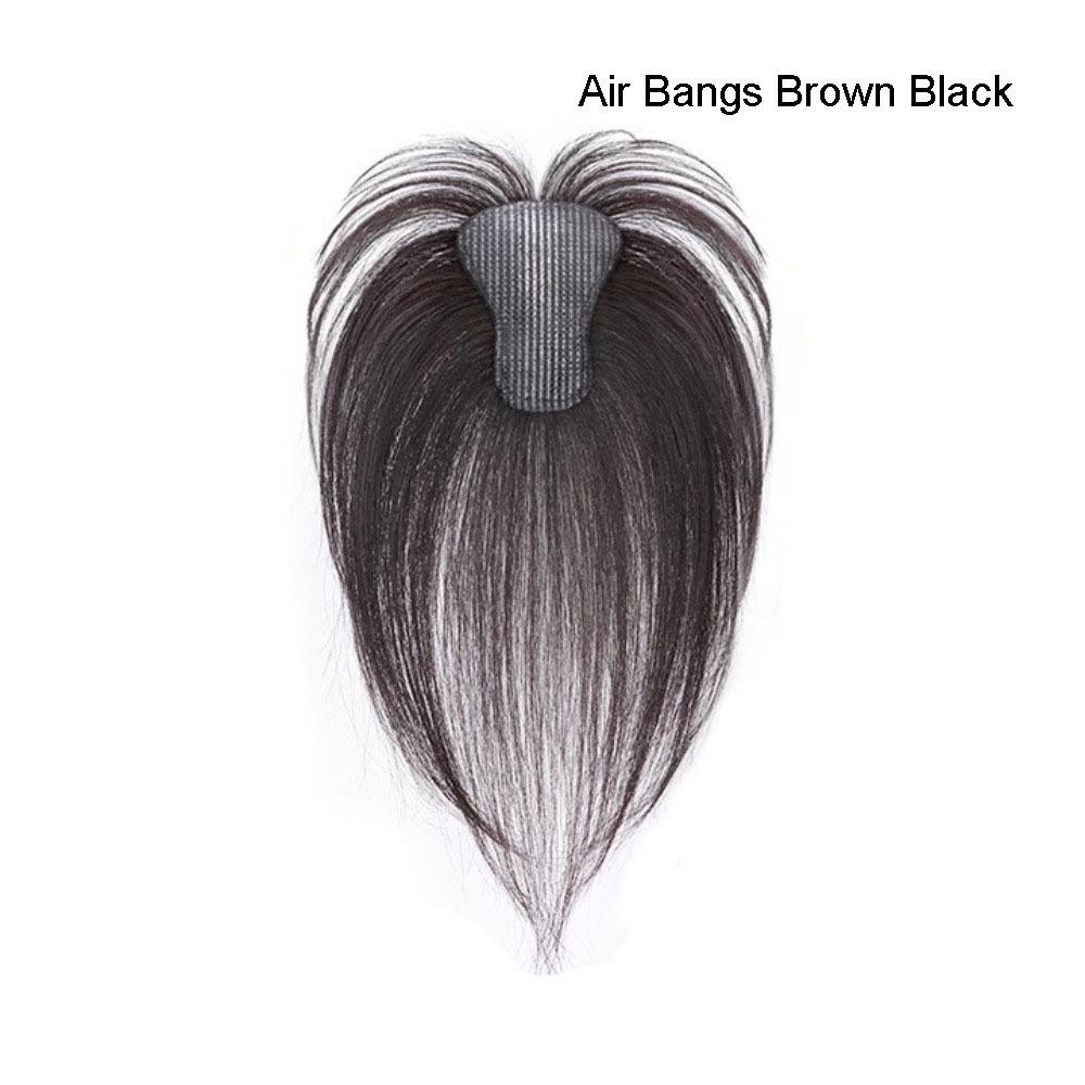 Middle Part Synthetic Hair Bangs Hair Extensions Fringe Hair Pieces Increase Hair Volume