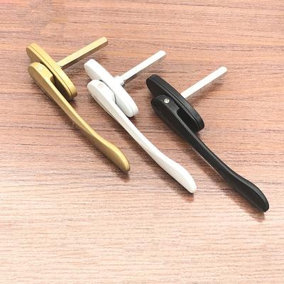 Folding Door Sword-Shaped Thin Handles Wide Compatibility Wide Application Security Casement Handle Gold