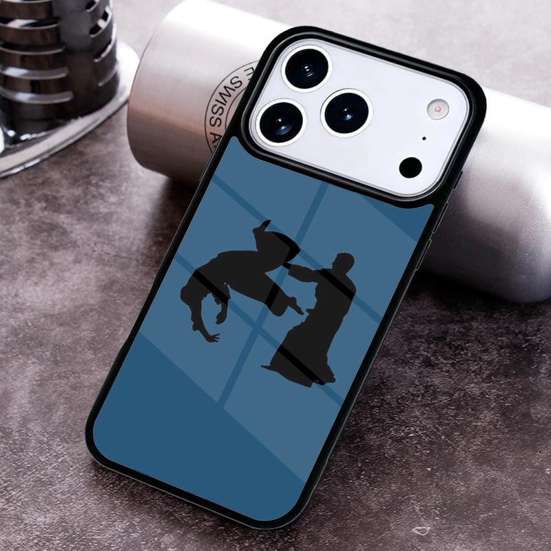 Aikido Japanese Martial Phone Case For iPhone 17 16 15 14 13 12 11 Pro Max Plus 17Air Soft Silicone Cover