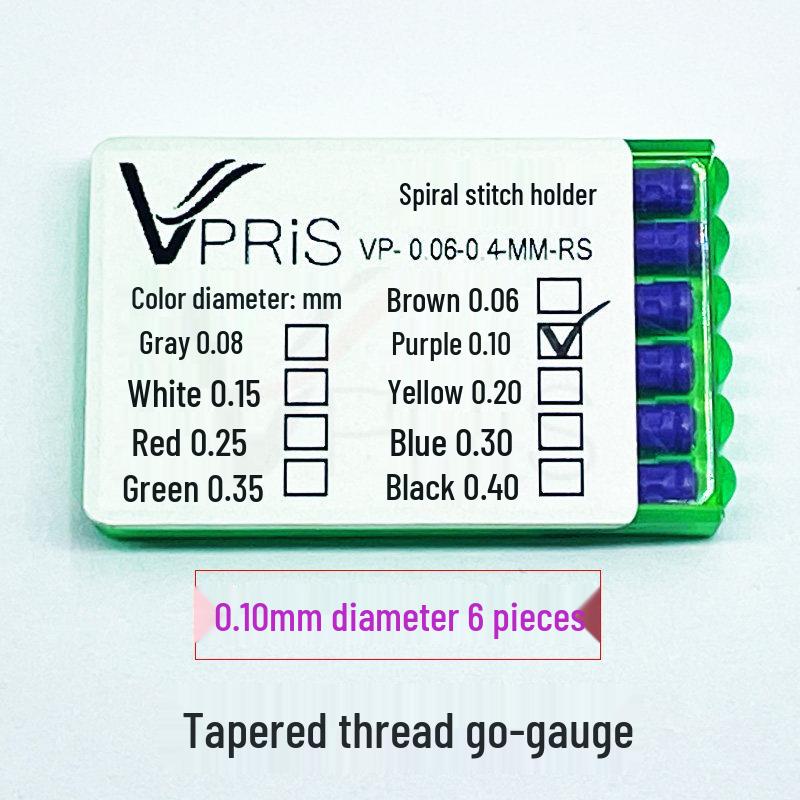 Threaded 0.05mm Ultra-Fine Steel Nozzle Cleaning Needle for Go-No-Go Gauge Valve