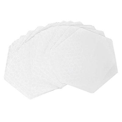 Set of 20 Silicone Surfboard Traction Pads, Paddleboard Non-Slip Mats with Honeycomb Holes, Deck Pads for Surfboards, Shortboards, and Longboards