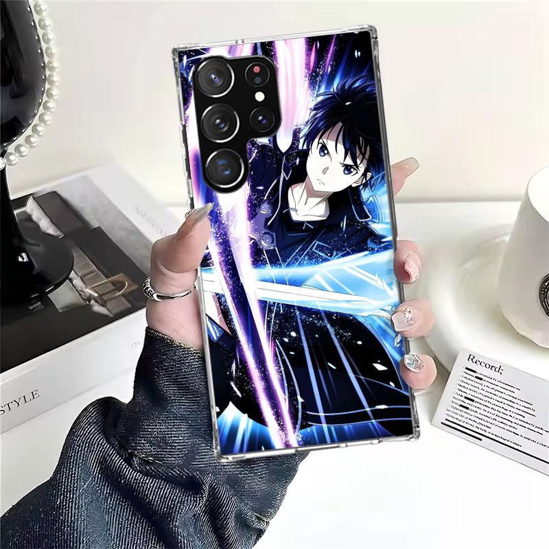 Sword Art Online Kirito Soft Phone Case For Samsung Galaxy S22 S23 S24 S25 Edge S26 Ultra S20 FE S21 Plus + Fundas Coque Galaxy