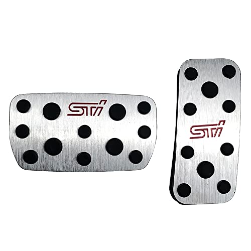 

BOYOUS [Последняя модель] Алюминиевая педаль Subaru Automatic, инструменты не требуются, предназначена только для AT, крышка тормоза и акселератора, устойчивая к царапинам, S