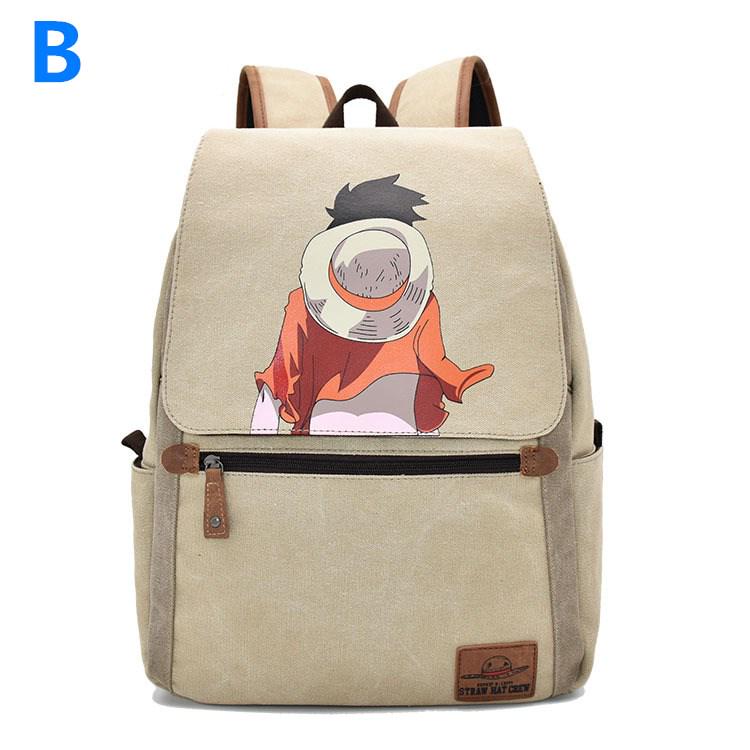 Buy Anime ONE PIECE Naruto Goku Backpack Men Women Schoolbag