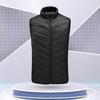 Heating Waistcoat Stand Collar Firm Hemming Comfortable Warming Rechargeable Electric Heating Vest