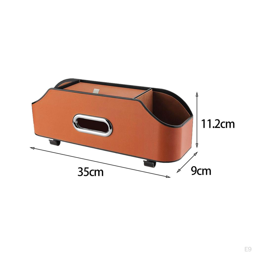 Back Storage Box Car Travel Accessories Stowing Tidying Hanger Organizer Leather Backseat