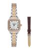Gaigeo Ge1260Cb Women'S Octagon Diamond Metal Watch
