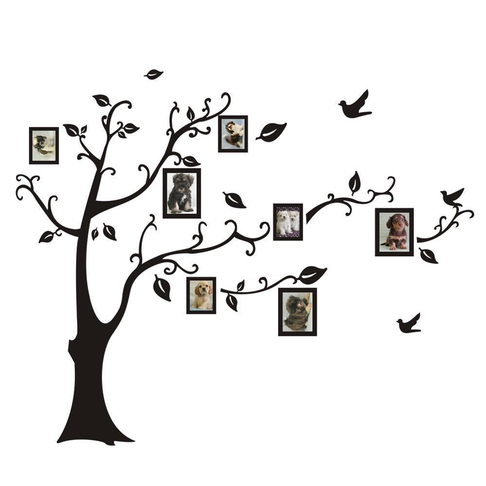 Buy Creative 3D Wallpaper Family Picture Photo Frame Tree Wall Art ...