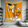 Chester Cheetah Wall Tapestry Aesthetic Wall Hanging Printed Fabric Blanket Decorative Tapestries for Bedroom Living Room Home Decor