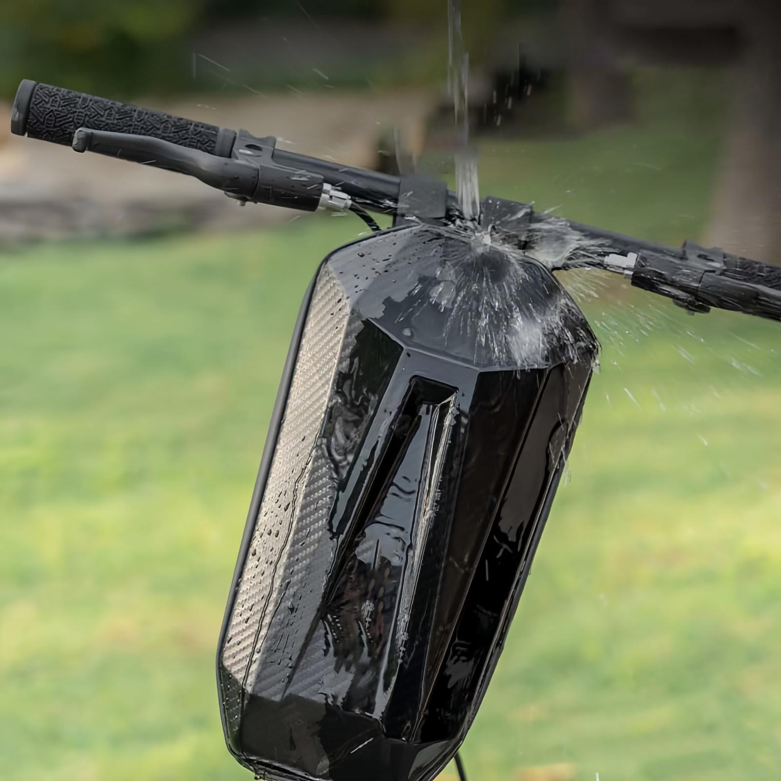 

Portable Electric Scooter Bag, Quick Release Scooter Storage Bag with 2L/3L Large Capacity, Front Handlebar Bag for Carrying Phone, Wallet, Tools One Size чёрный