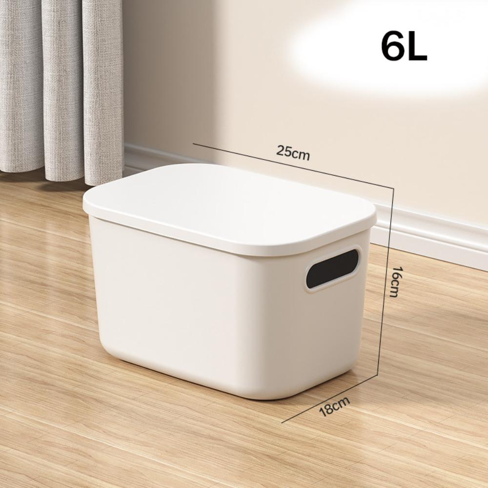 Neue stapelbare Aufbewahrungsbox mit Deckel, Kunststoff, Praktische Tisch-Organizer-Box, Solider Behälter für Zuhause, Schlafzimmer