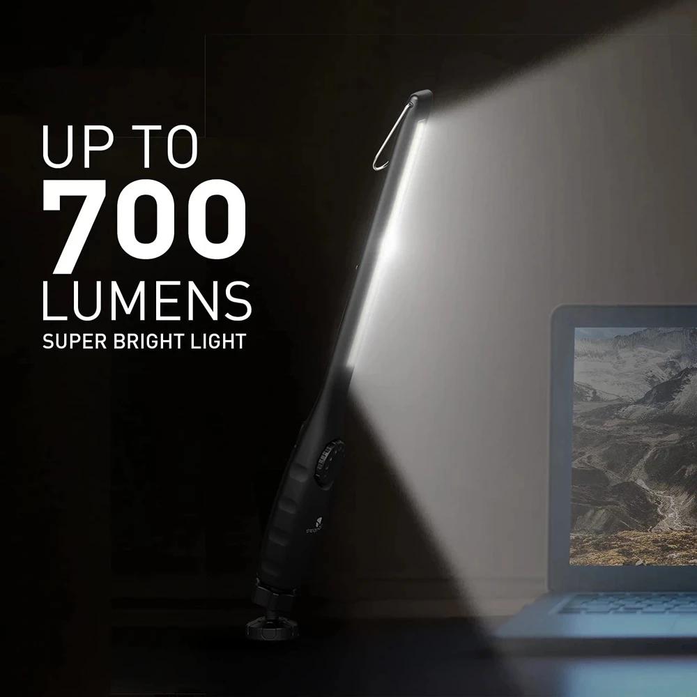 2000LM COB LED Work Light with Magnetic Stepless Dimming USB Rechargeable Spotlight Outdoor Camping Searchlight Emergency Lamp