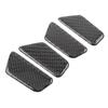 For Chevrolet Equinox 17-22 4x Carbon Fiber Black Inner Door Bowl Cover Trim