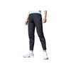Anta Solid Color Logo Elastic Drawstring Sports Pants Women bottoms Black 162225501-1