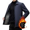 Cozy Up Men’s Jacket Casual Thickening Water Resistant Microfiber Windbreaker Golf Plush Coat